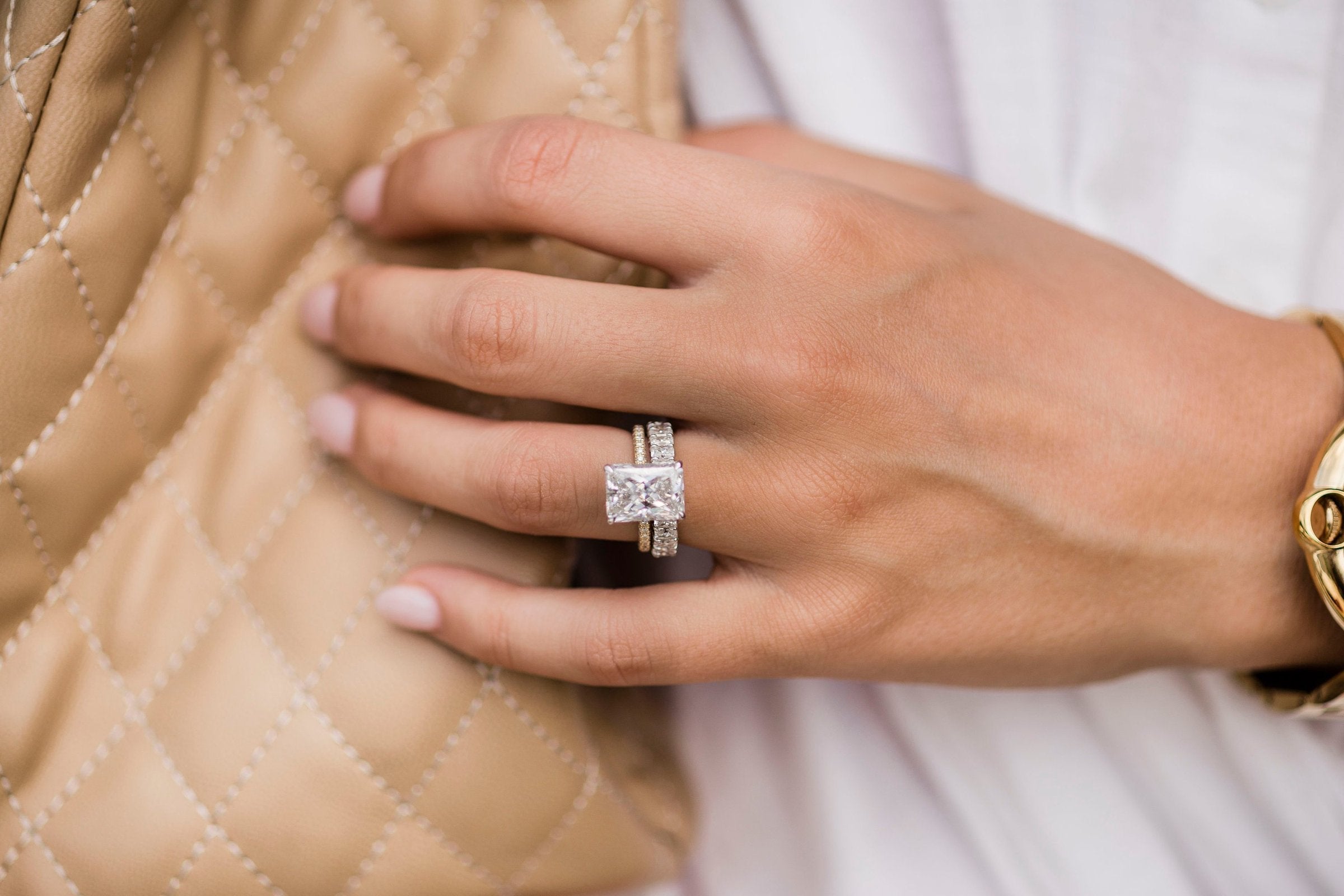 Diamond Alternative Engagement Ring