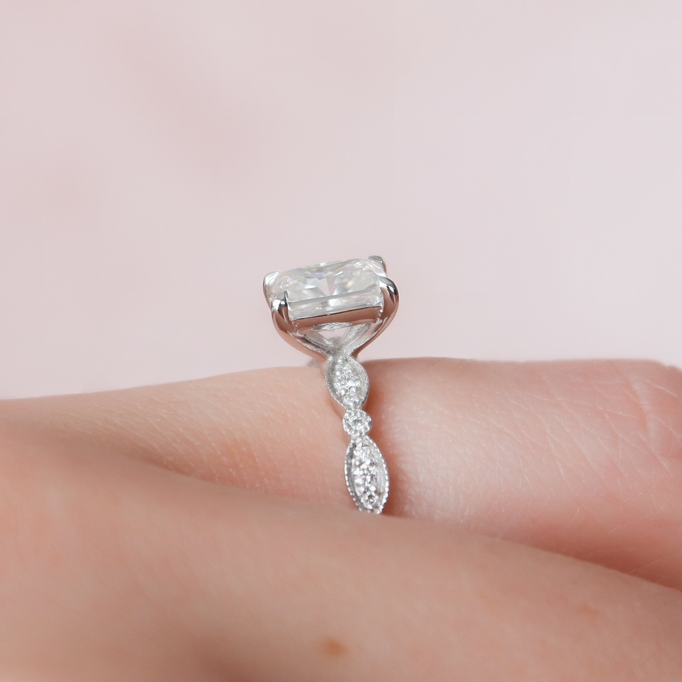 Vintage Style Engagement Ring