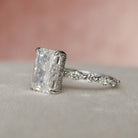 Large Carat Moissanite Ring
