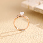 White Gold Marquise Moissanite Ring