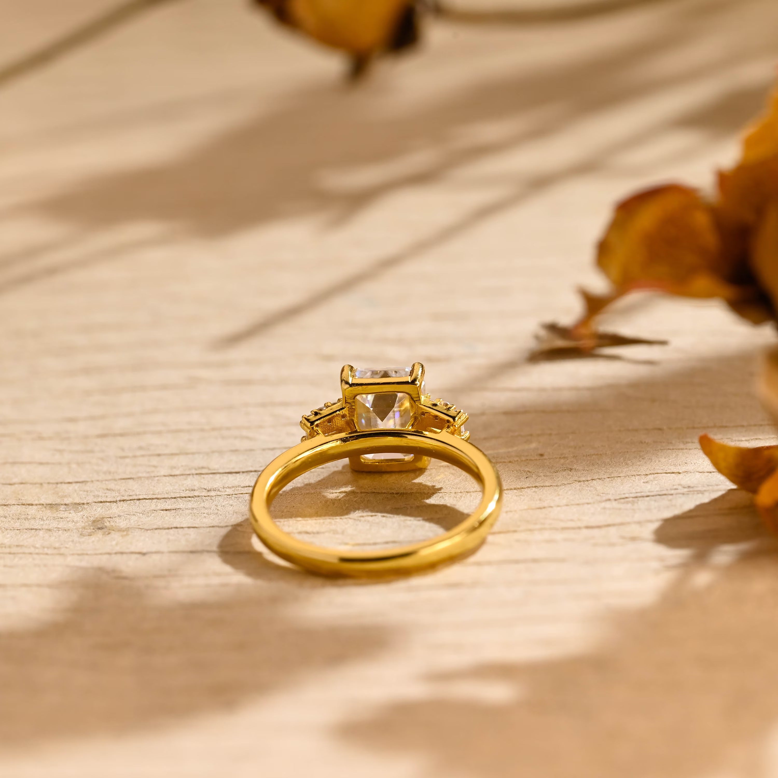 Unique Cluster Engagement Ring