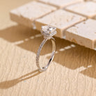 Heart Moissanite Ring