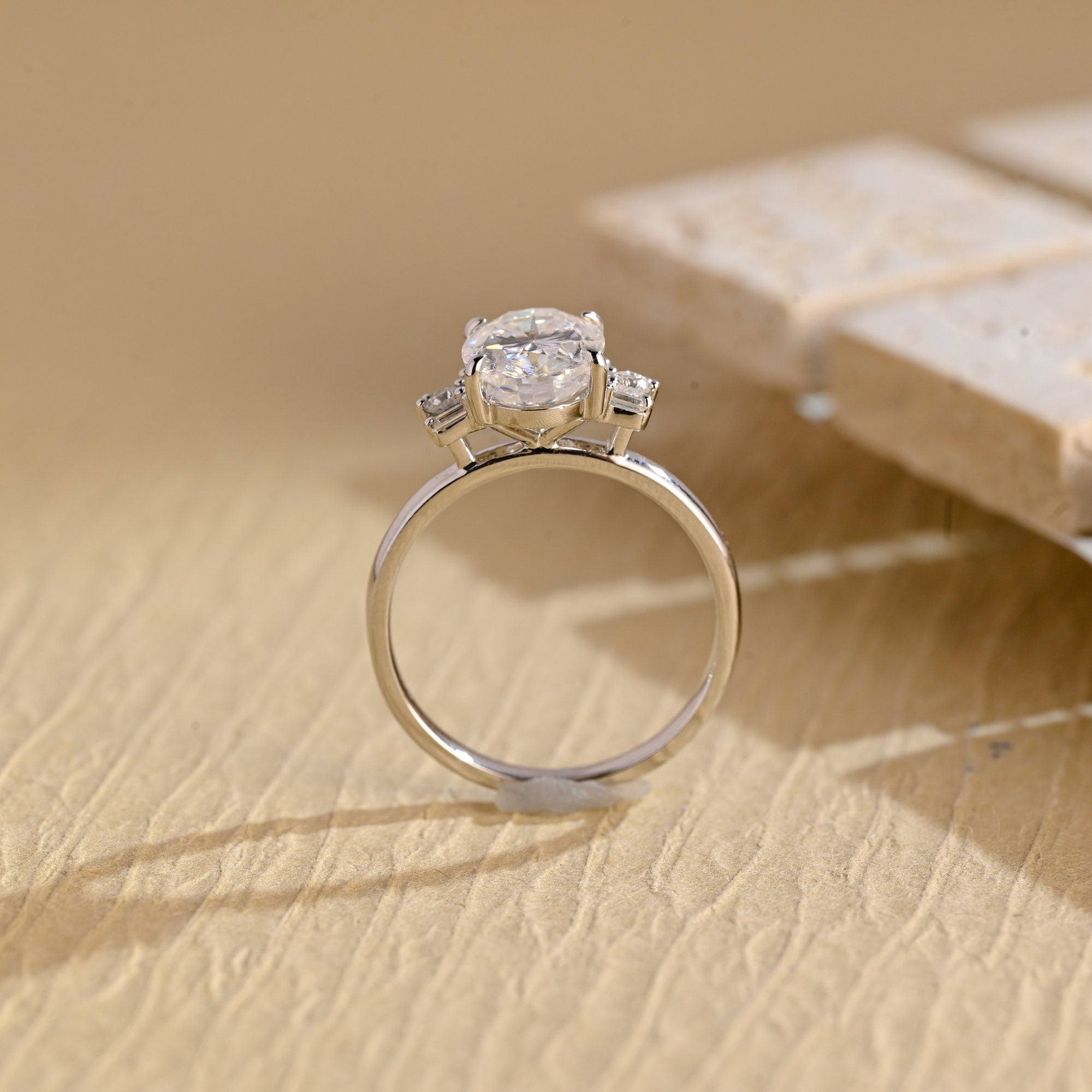 Luxury Oval Diamond Engagement Ring