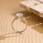 White Gold Moissanite Ring