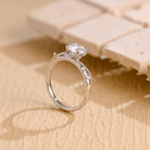 White Gold Moissanite Ring