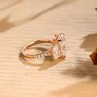 Side Stone Engagement Ring