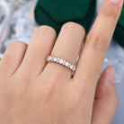 round-moissanite-cluster-wedding-band