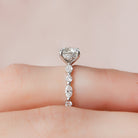Moissanite Diamond Ring