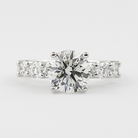 Round Brilliant Moissanite Ring