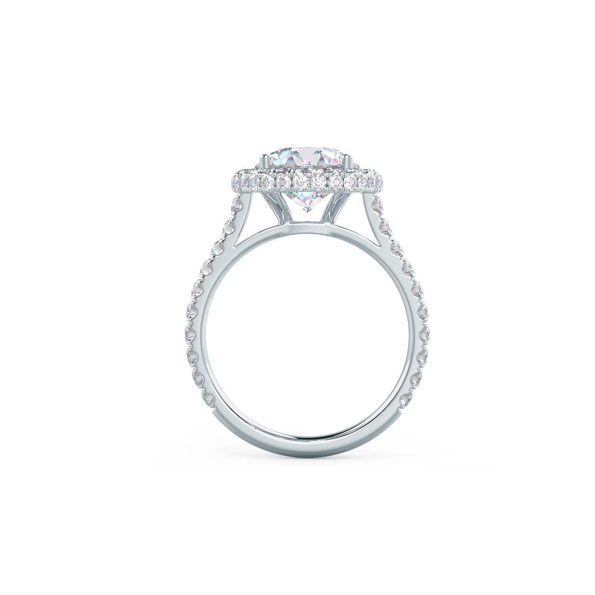 Luxury Moissanite Engagement Ring