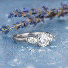 Round Brilliant Three Stone Ring