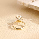 Round Brilliant Moissanite Ring