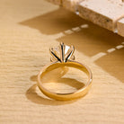 1 Carat Moissanite Engagement Ring