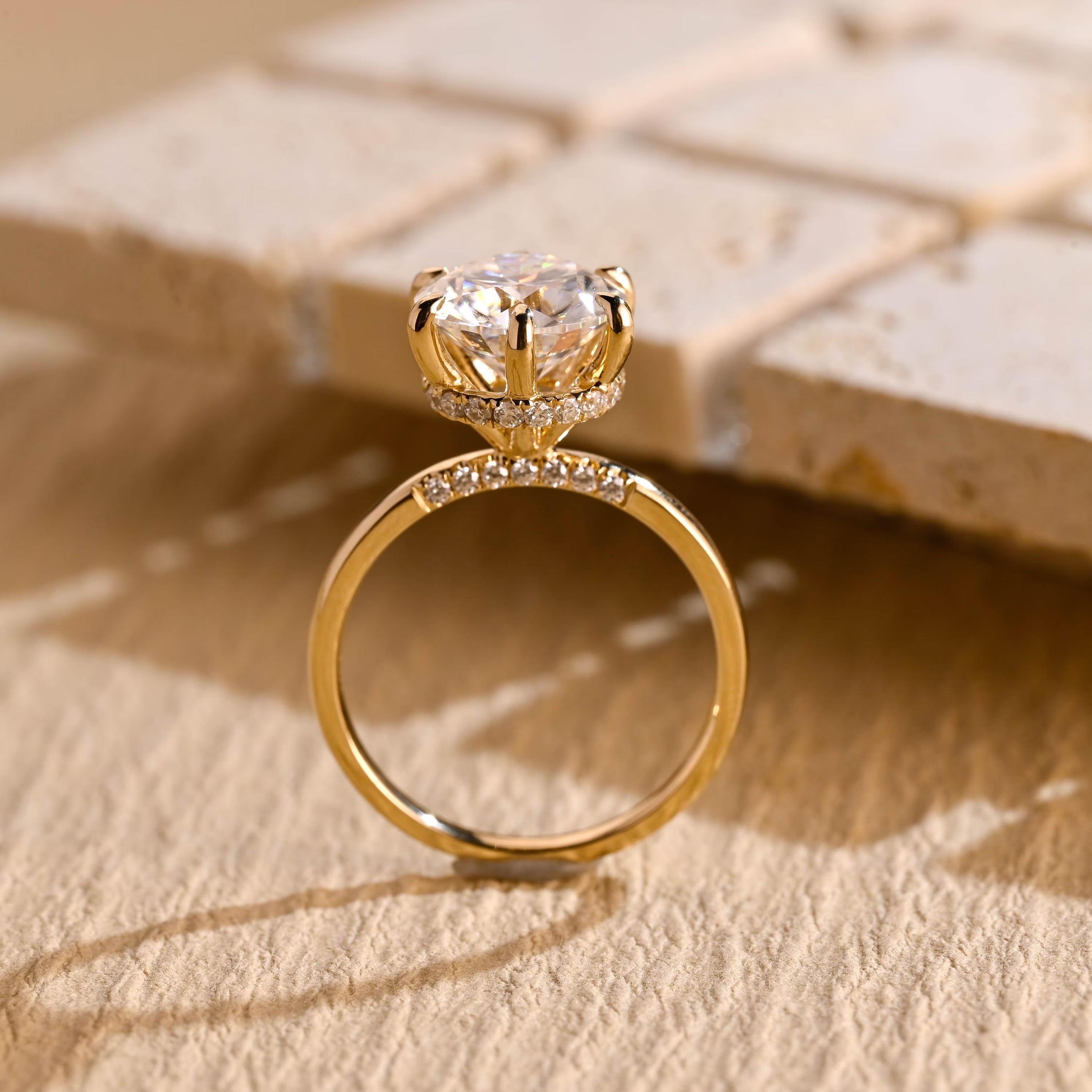 Moissanite Engagement Ring for Women