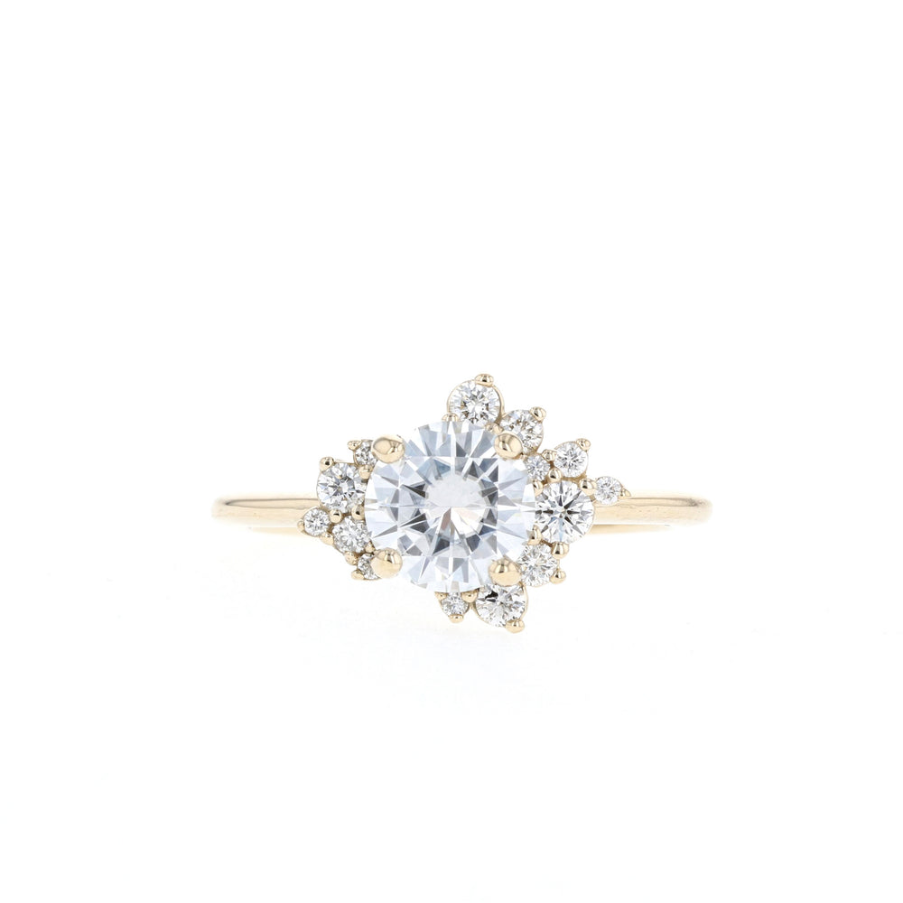 Round Center Stone Ring