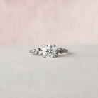 1CT Moissanite Engagement Ring