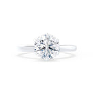 Round Cut Moissanite Ring