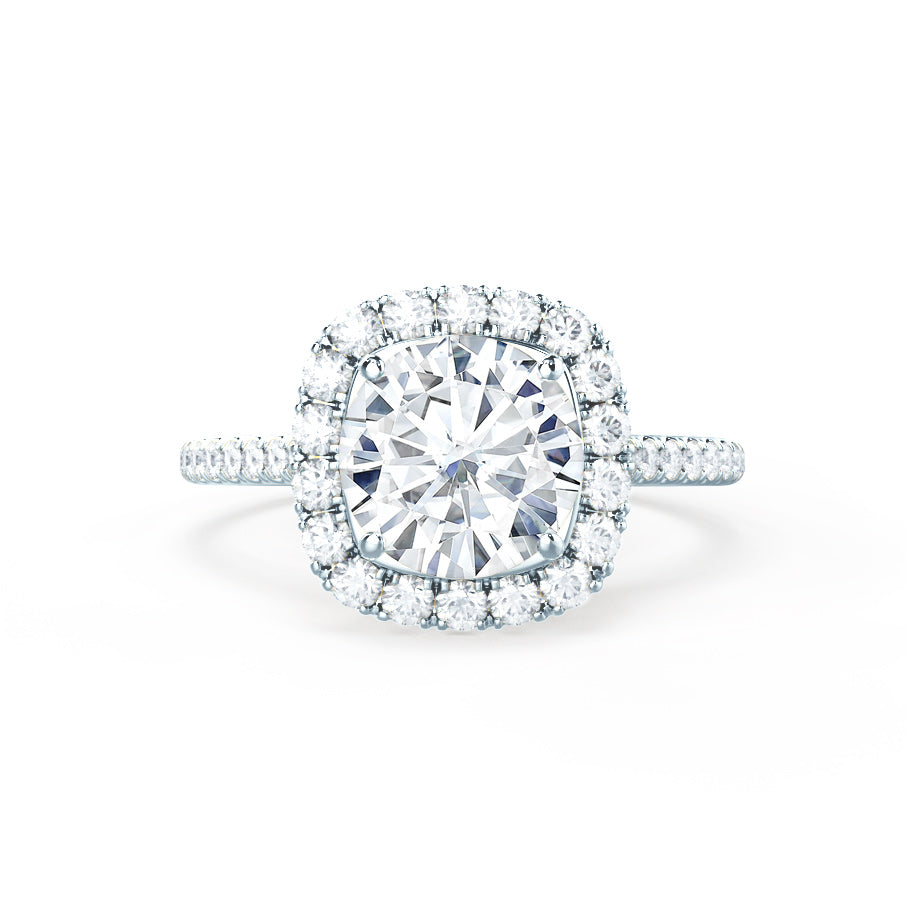 Round Cut Moissanite Ring