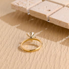 Round Cut Moissanite Engagement Ring
