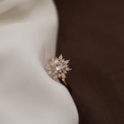 Round Cut Moissanite Ring