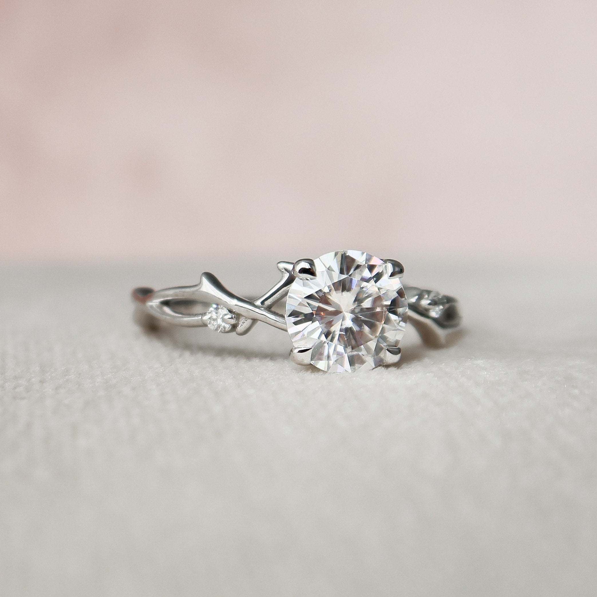 Nature Inspired Engagement Ring