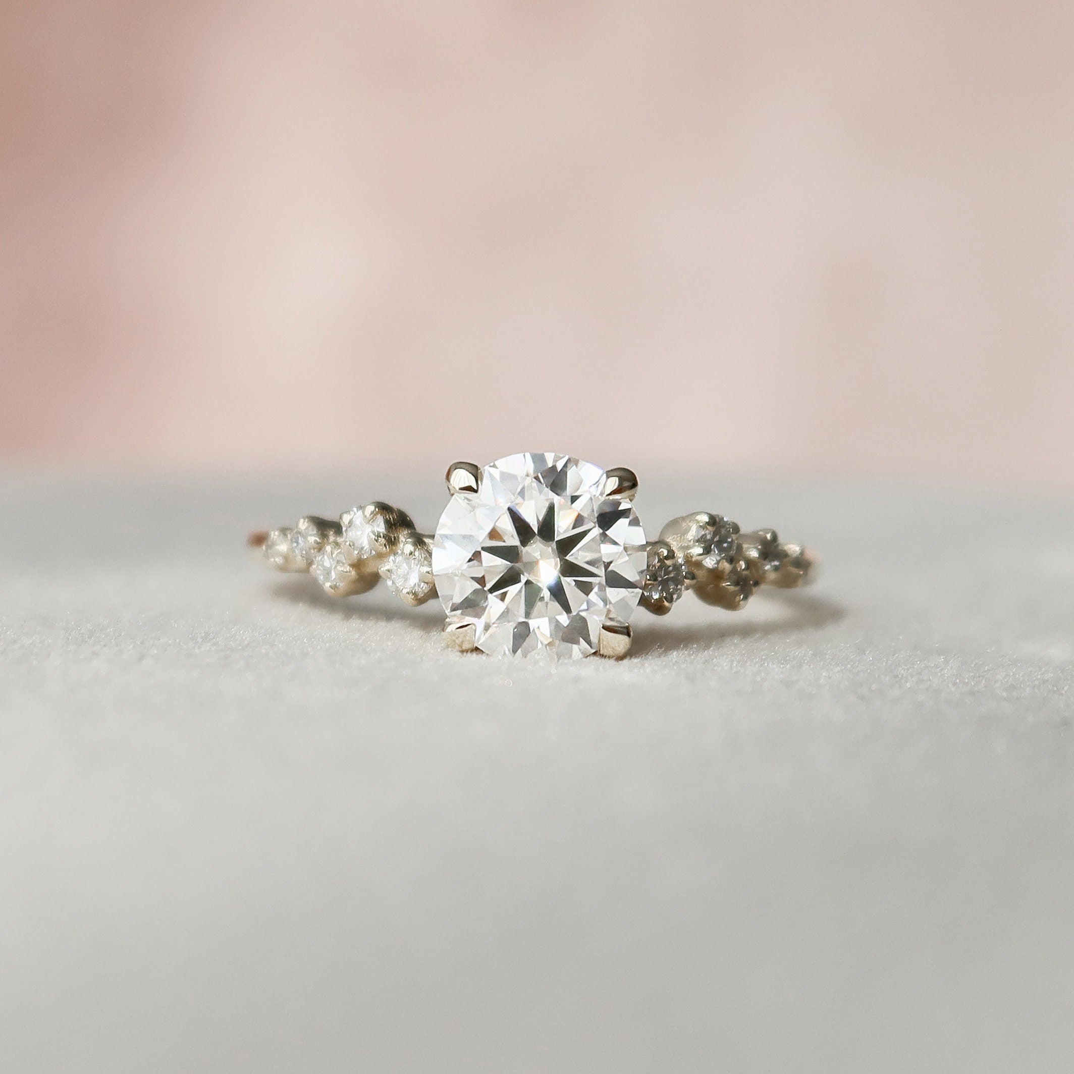 Cluster Engagement Ring