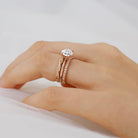 Round Shape Moissanite Ring