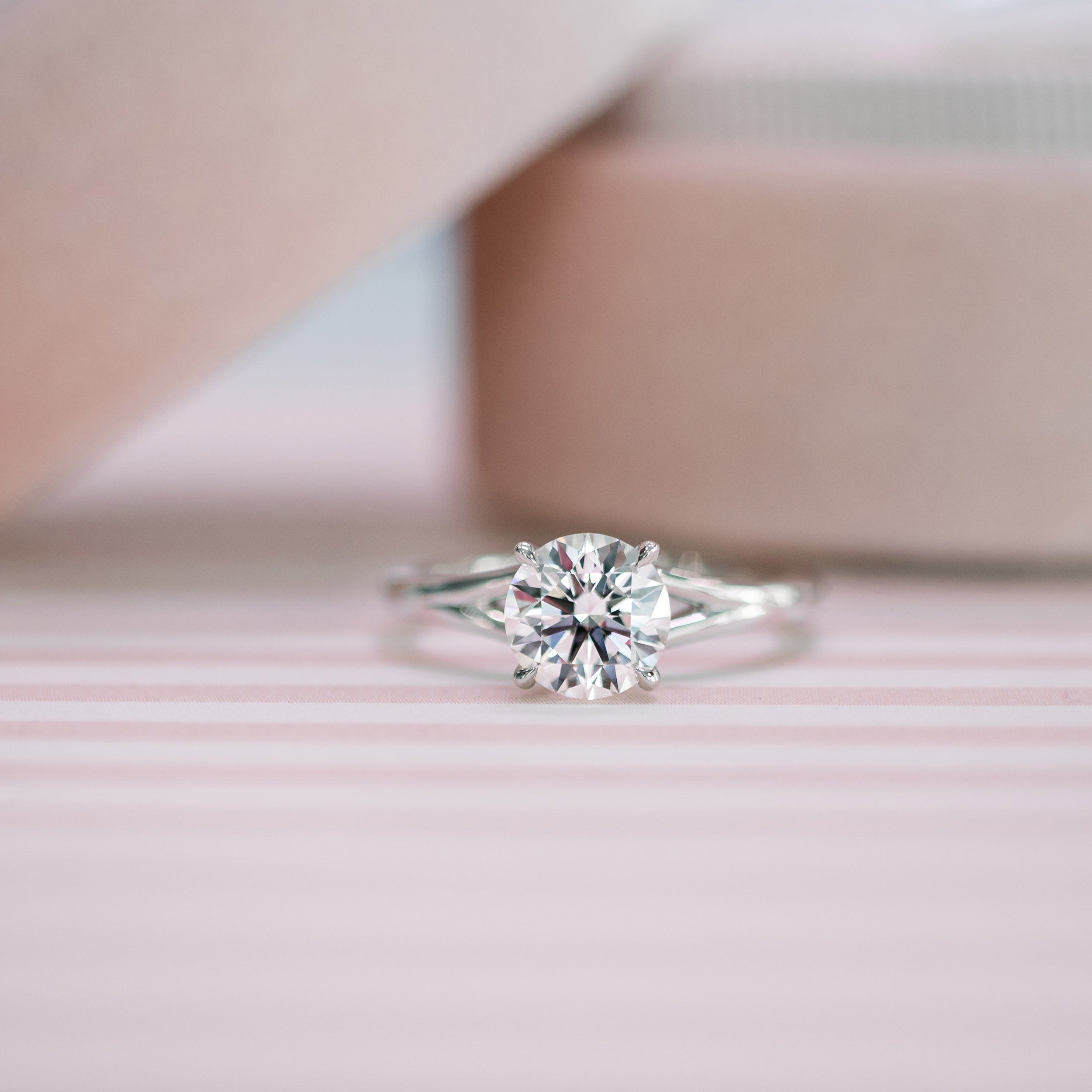 Split Shank Engagement Ring
