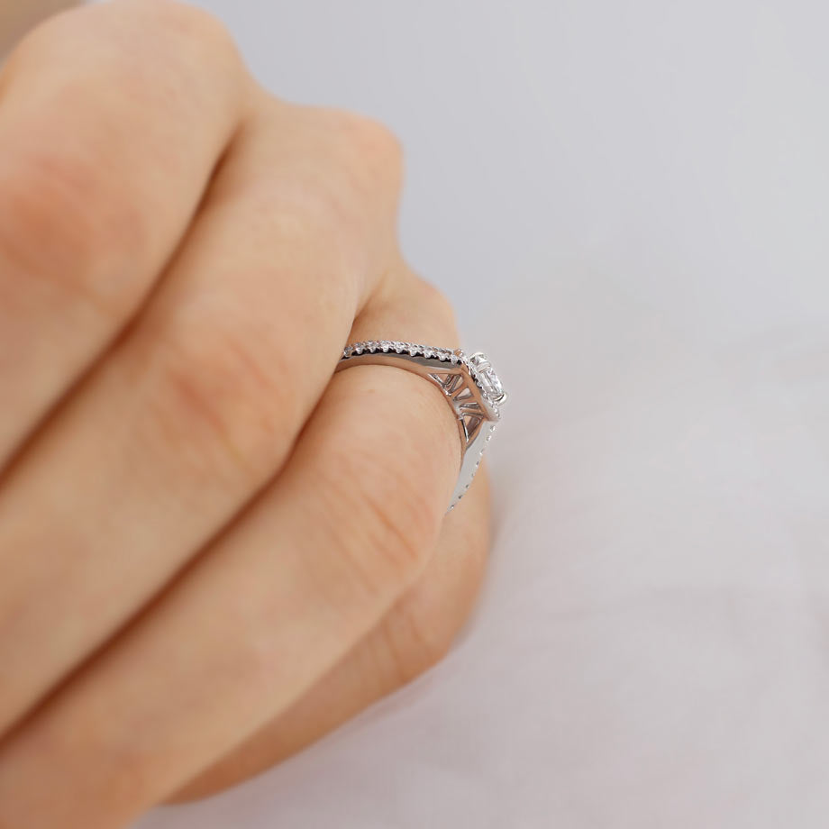 Moissanite Engagement Ring USA