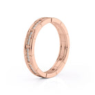 Round Diamond Men’s Wedding Band