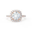 Round Cut Moissanite Ring