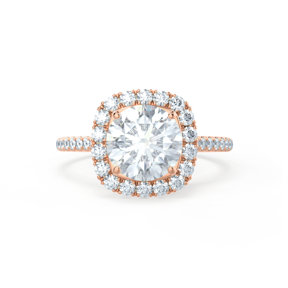 Round Cut Moissanite Ring
