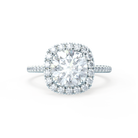 Round Halo Engagement Ring