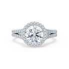 Round Cut Moissanite Ring