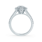Round Moissanite Diamond Ring