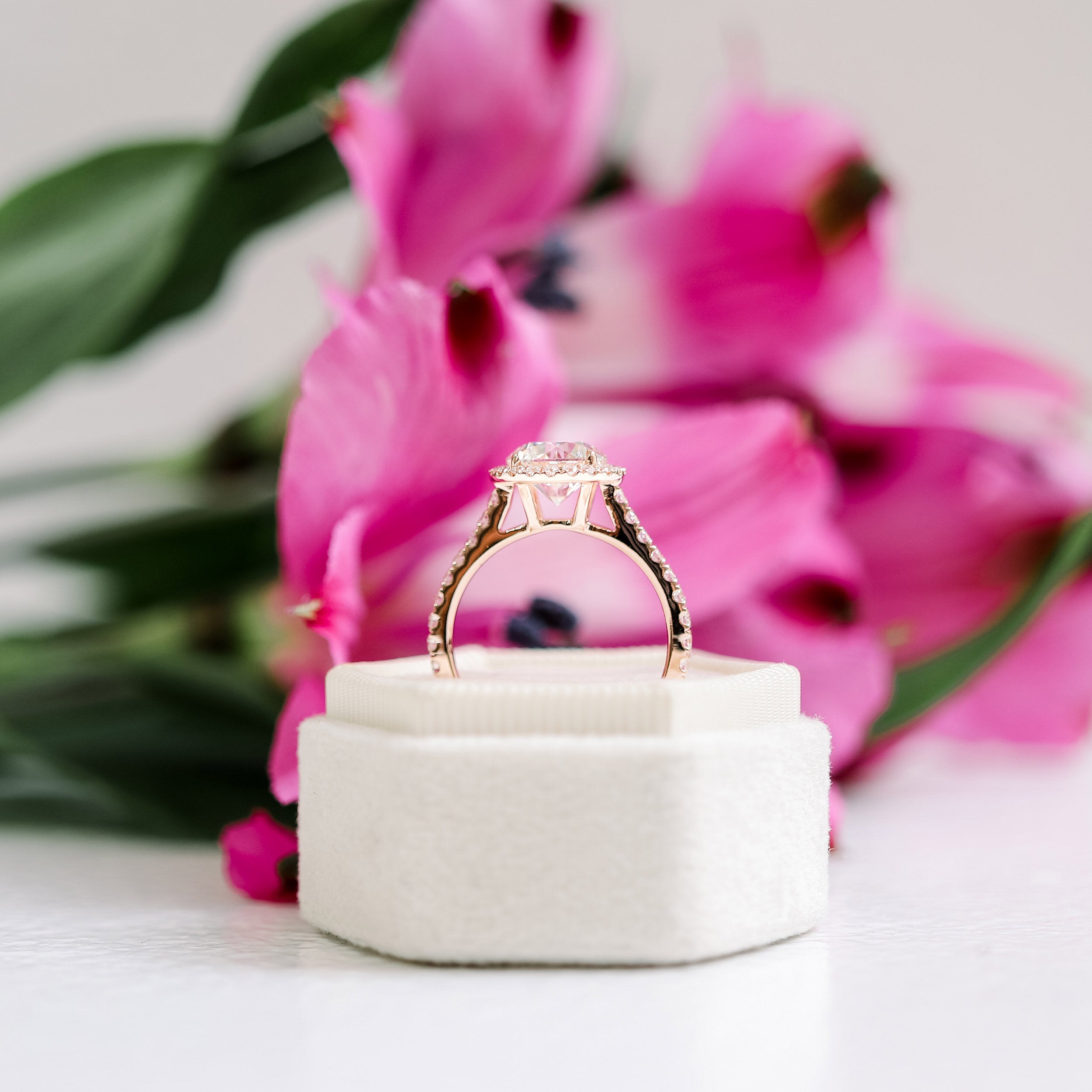 Moissanite Diamond Ring