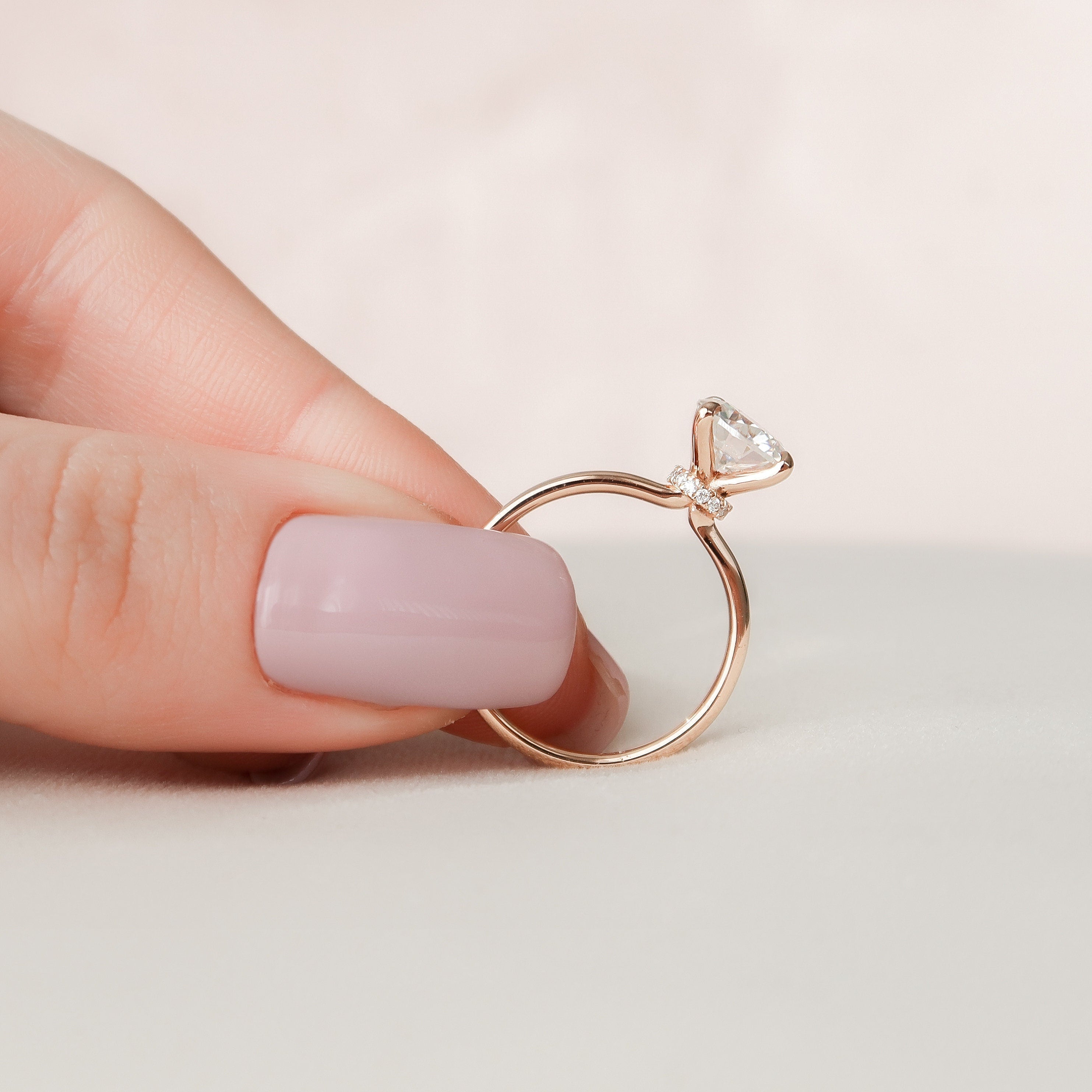 Moissanite Engagement Ring USA