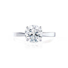 Round Cut Moissanite Ring