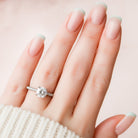 1.50CT Moissanite Engagement Ring
