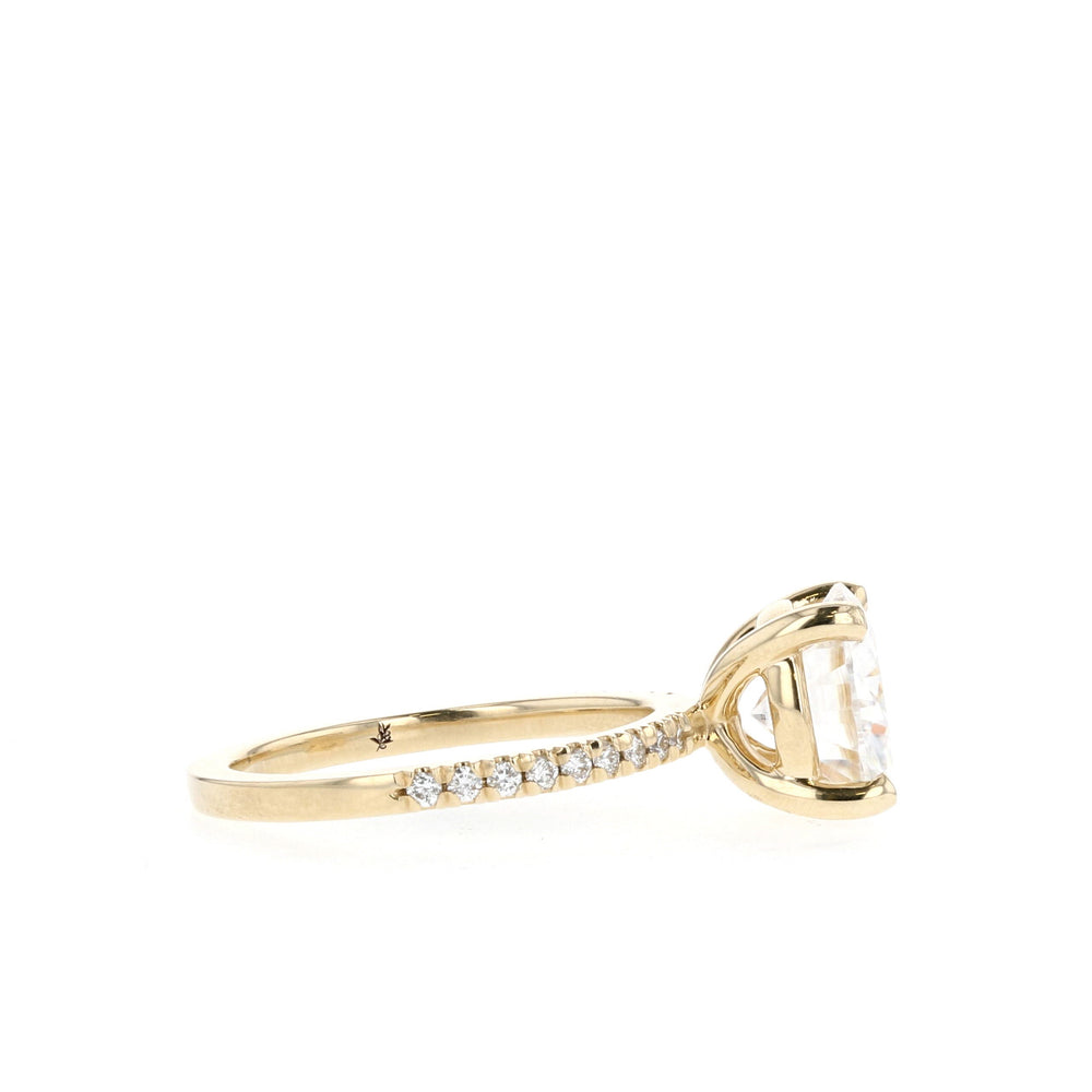Classic Round Moissanite Ring