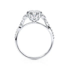 Round Cluster Engagement Ring