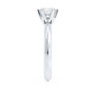Round Moissanite Diamond Ring