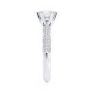 Round Moissanite Diamond Ring
