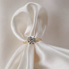 Round Moissanite Engagement Ring