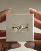 2 Carat Moissanite Engagement Ring