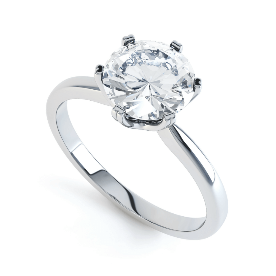 Moissanite Engagement Ring USA