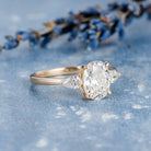 Three Stone Moissanite Ring