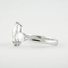 Pear Three Stone Moissanite Ring