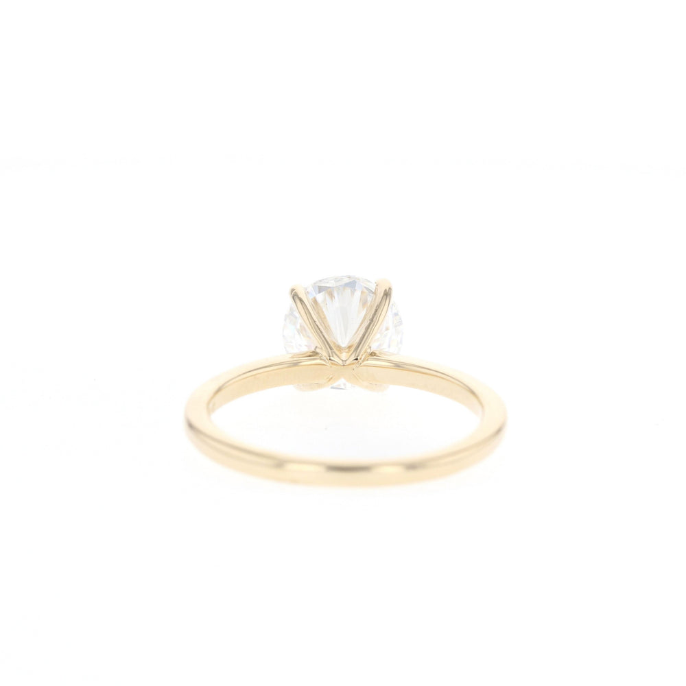 Custom Moissanite Engagement Ring