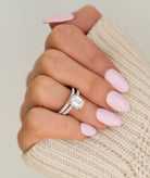Custom Moissanite Engagement Ring